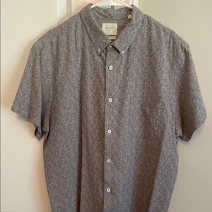 Billy Reid Gray Casual Button Down Shirt